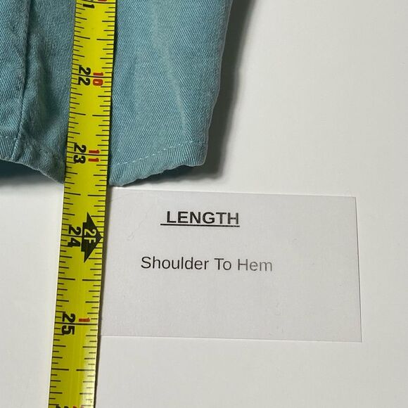 TIANELLO TENCEL™ "Suzy"  Button Front Pastel Teal Blouse Women's Size XS - Picture 3 of 16